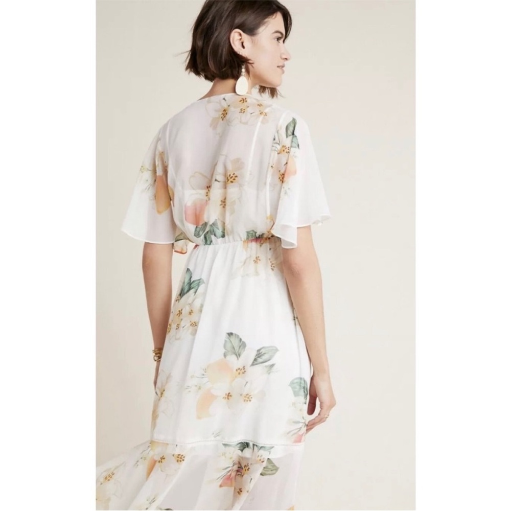 Farm Rio Eloisa Floral Sheer Dress size small slip NOT included - Picture 4 of 14